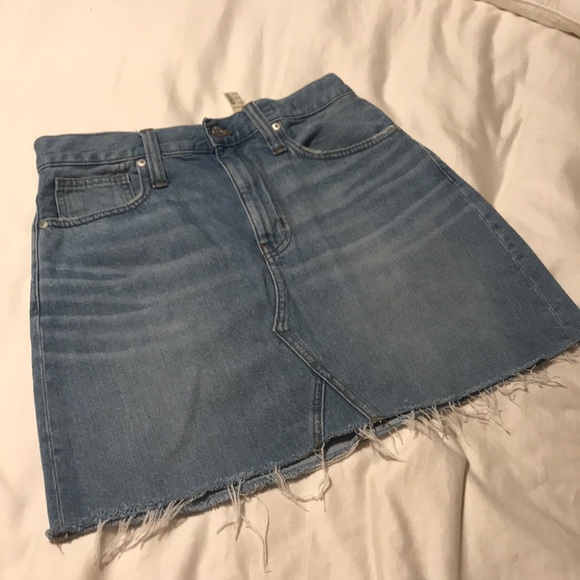 Madewell Dresses & Skirts - NWT Madewell A line Rigid Denim Jean Mini Skirt